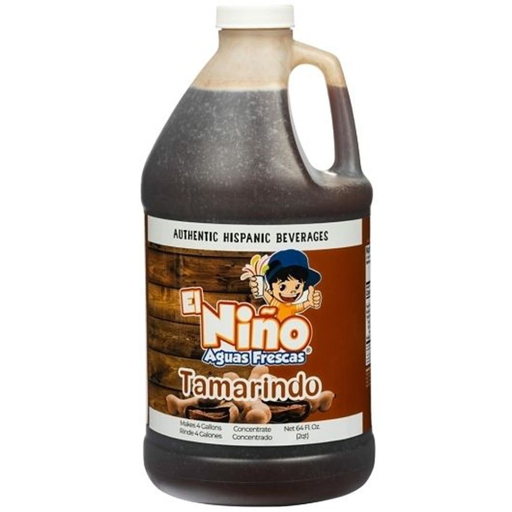 El Nino Aguas Frescas Tamarindo, 1/2 Gal Bottle -- 6 Per Case
