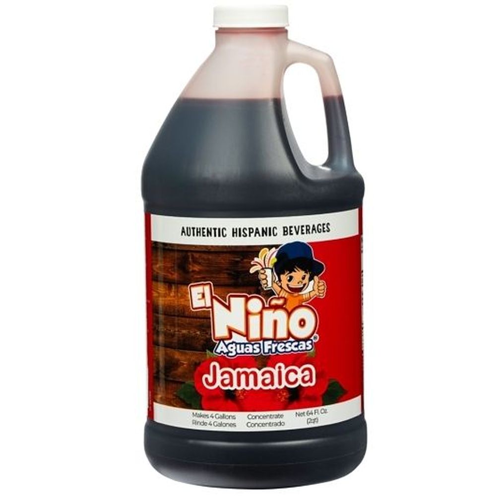 El Nino Aguas Frescas Jamaica, 1/2 Gal Bottle -- 6 Per Case