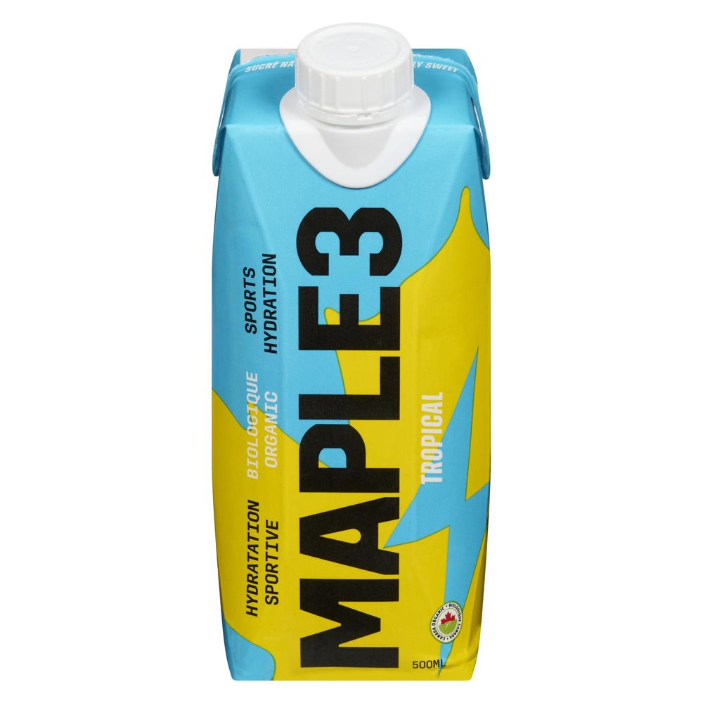Maple 3 Tropical Maple Water Sports Drink, 500 Ml -- 12 Per Case