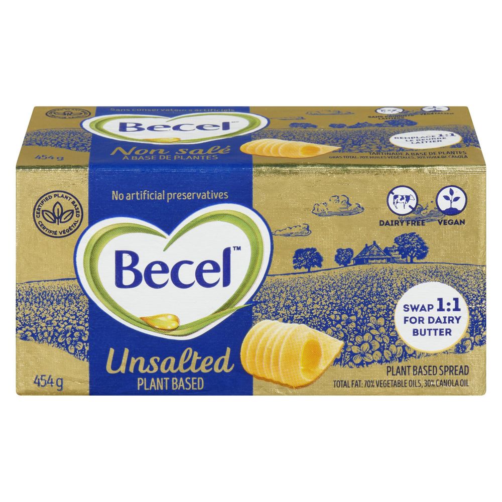 Becel Unsalted Plant Butter, 454 G