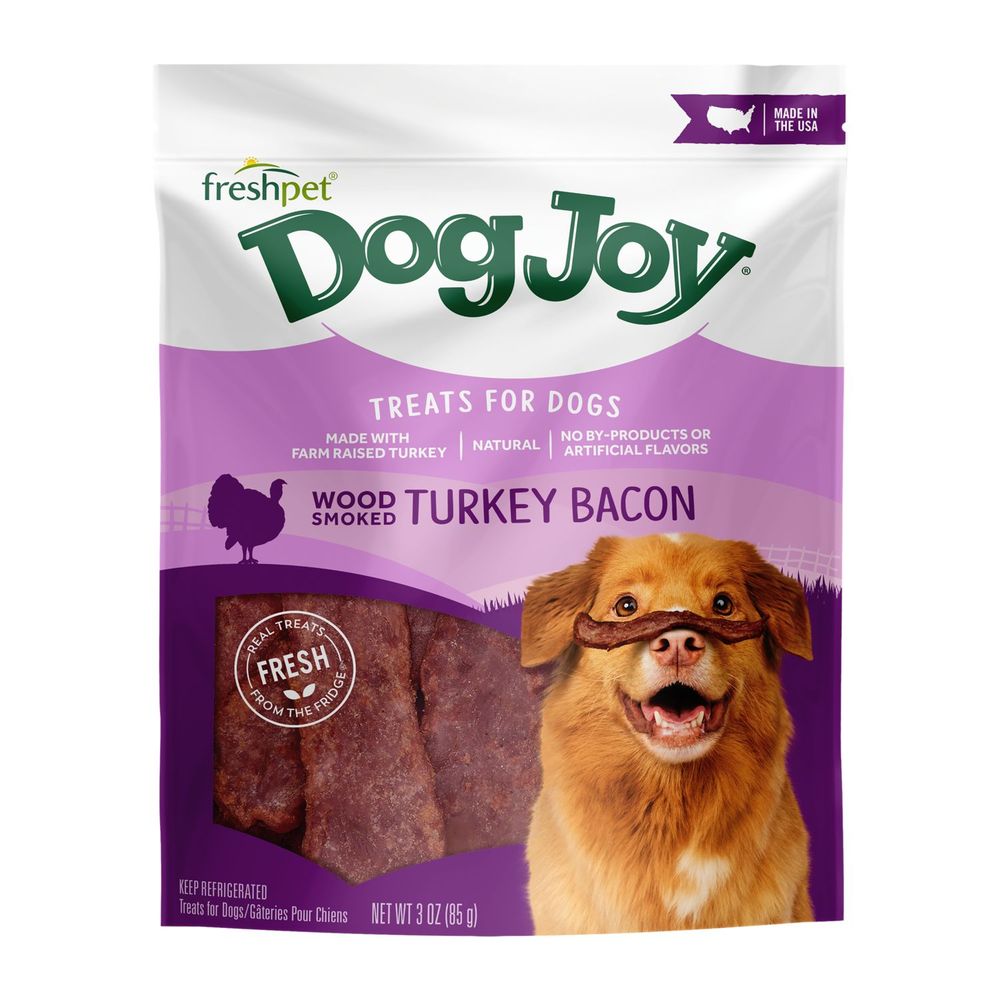 Freshpet Dog Joy Turkey Bacon Treats For Dogs, 85 G -- 6 Per Case