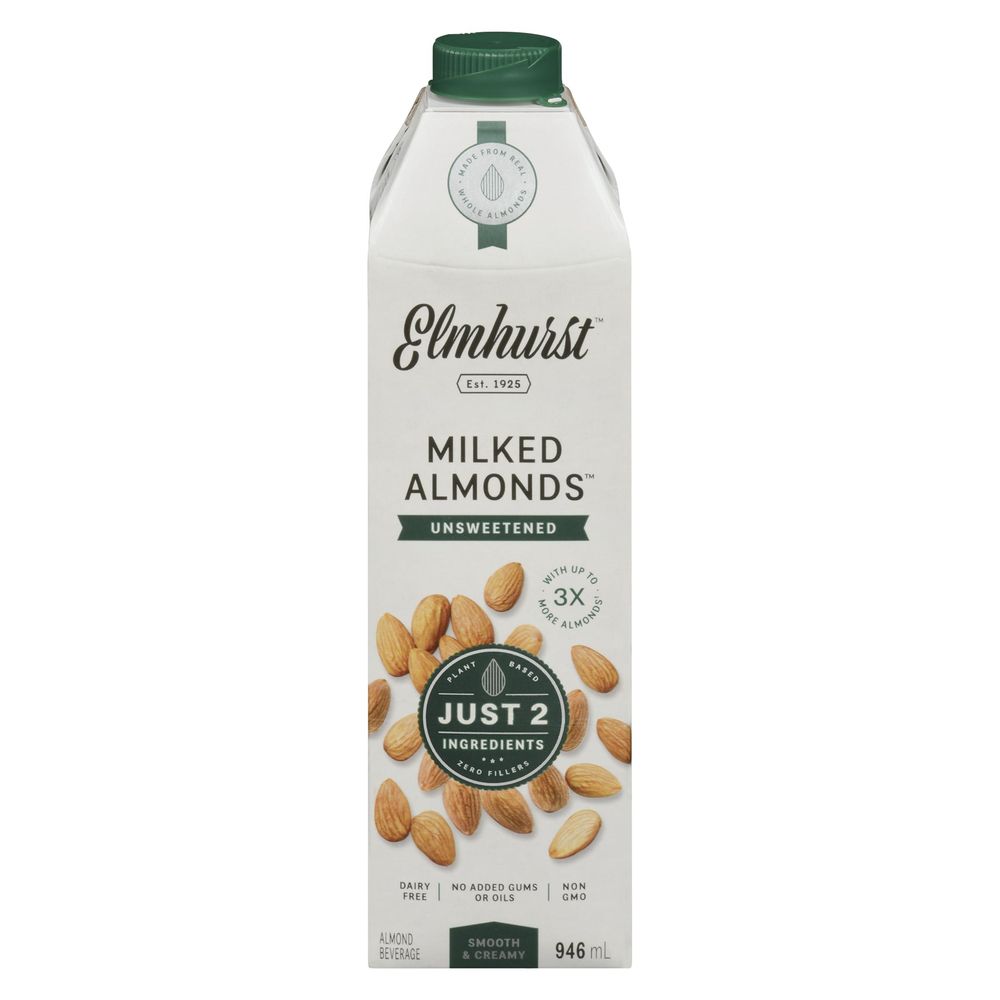 Elmhurst 1925 Unsweetened Milked Almonds, 946 Ml