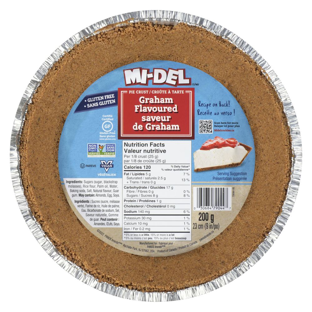 Mi-del Graham Style Pie Crust, 200 G