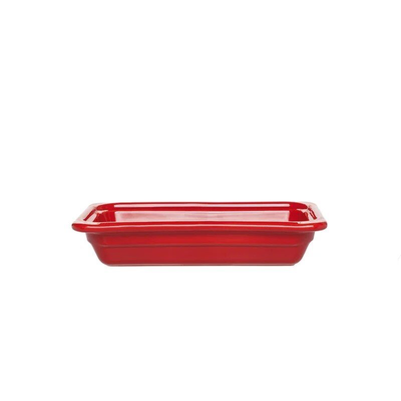 Emile Henry Recton Cherry 1/4 Size Gn Container, 1 L Capacity