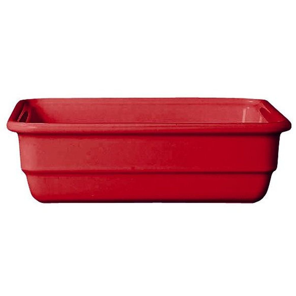 Emile Henry Conteneur Recton Cherry 1/3 Gn, Capacité De 4,9 Pintes