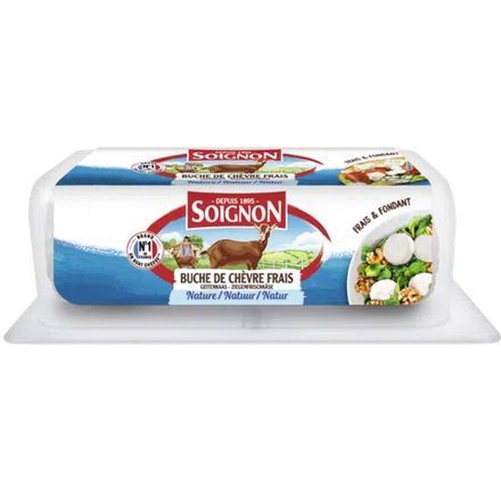 Soignon Plain Goat Cheese, 125 G -- 6 Per Case