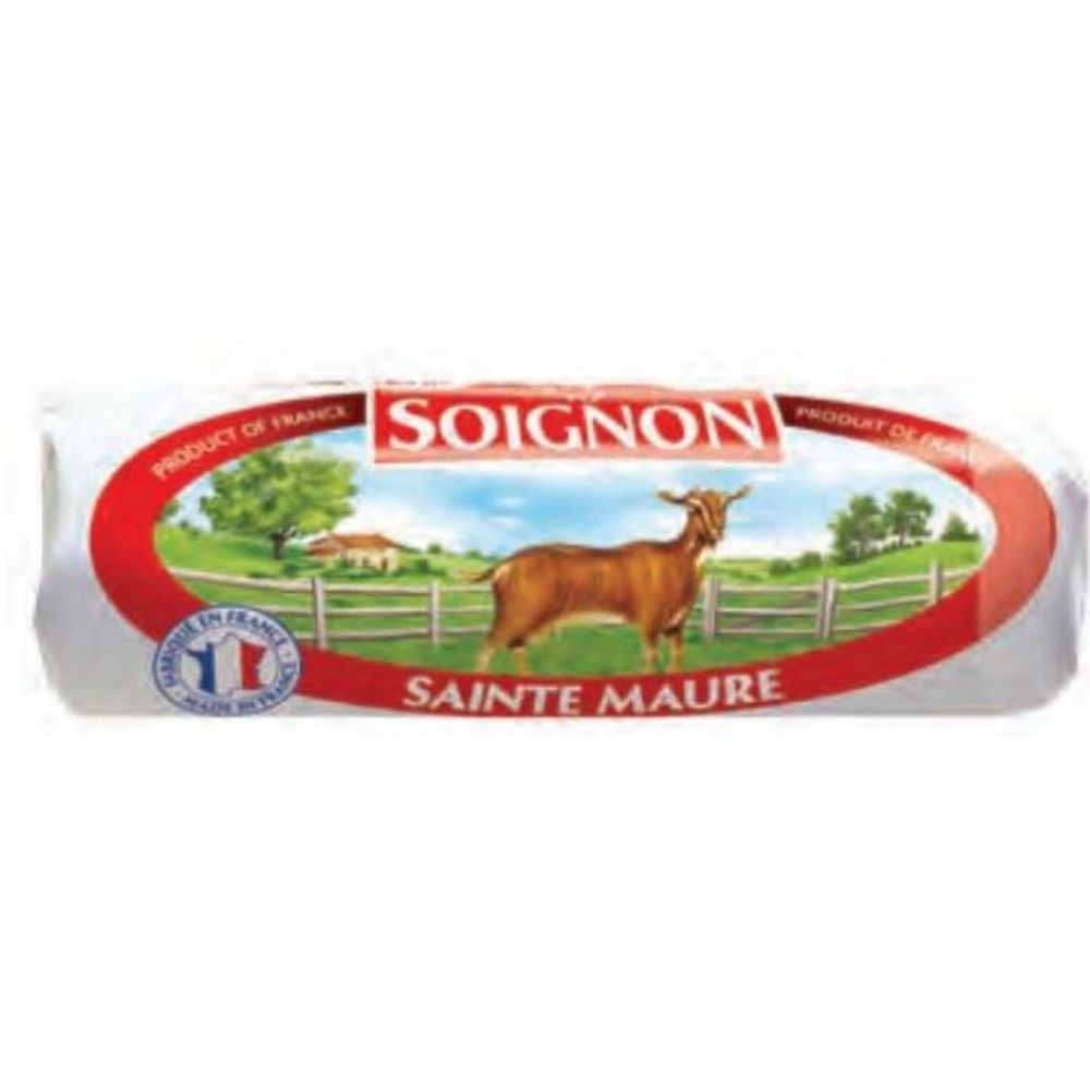 Soignon Sainte Maure Goat Cheese, 180 G -- 6 Per Case
