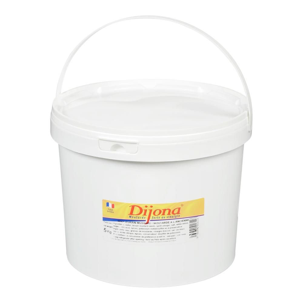 Dijona Moutarde De Dijon À L'ancienne, 5 Kg – 2 Par Caisse