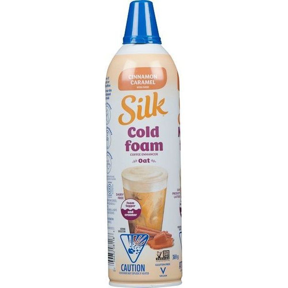 Silk White Cinnamon Caramel Cold Foam Oat Based Coffee Enhancer, 369 G -- 12 Per Case
