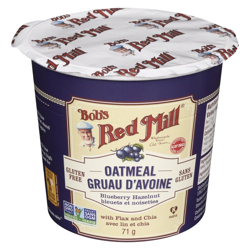 Bob's Red Mill Blueberry Hazelnut Oatmeal Cup, 71 G