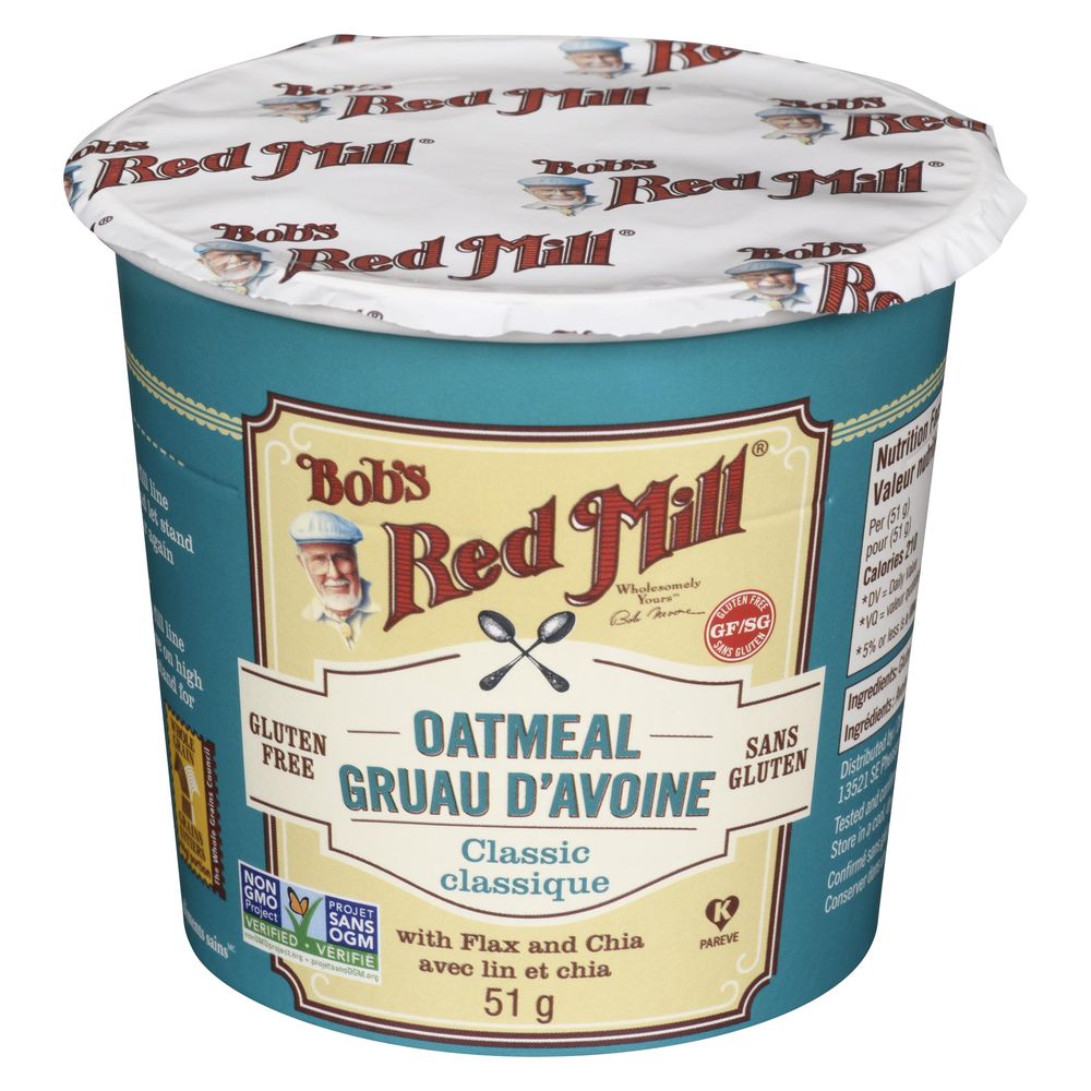 Bob's Red Mill Classic Oatmeal Cup, 51 G