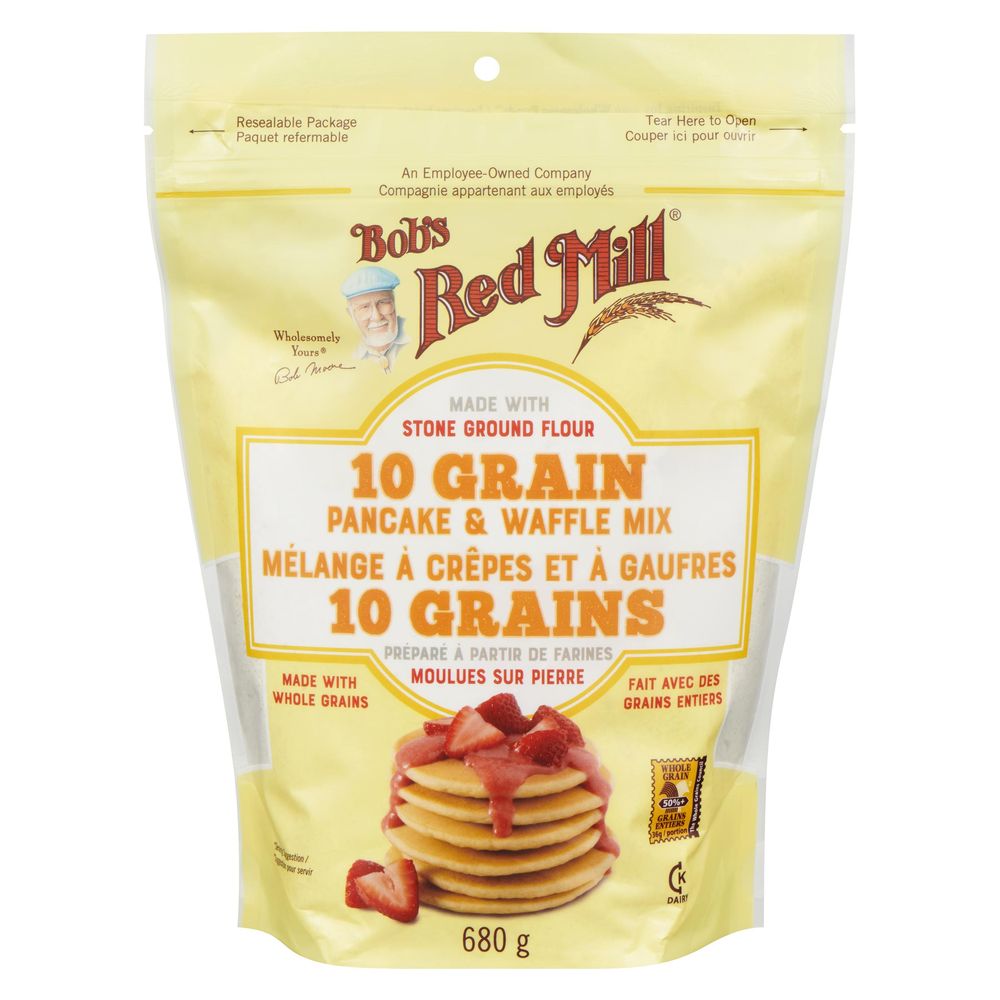 Bob's Red Mill 10 Grain Pancake And Waffle Mix, 680 G