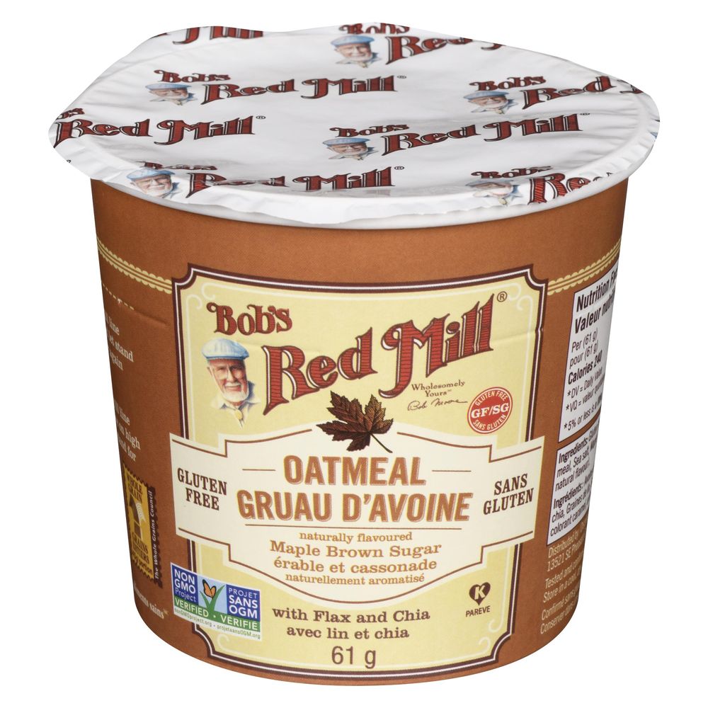 Bob's Red Mill Maple Brown Sugar Oatmeal Cup, 61 G