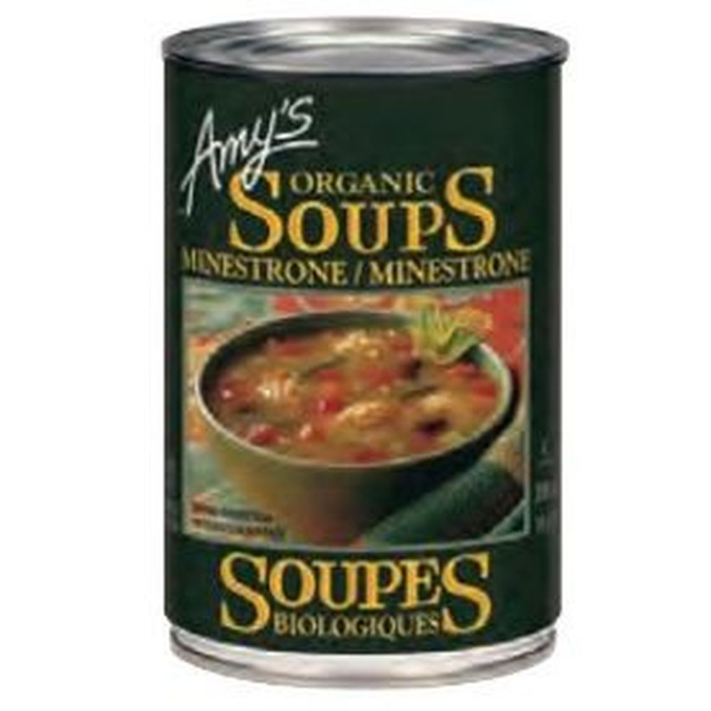 Amy's Organic Hearty Minestrone Soup With Vegetables, 398 Ml -- 12 Per Case