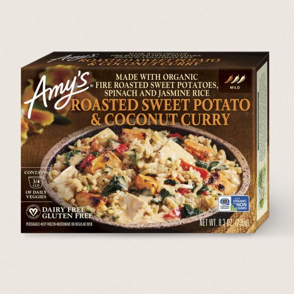Amy's Roasted Sweet Potato And Coconut Curry, 235 G