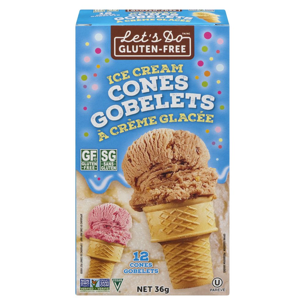 Let's Do Organic Ice Cream Cones, 36 G