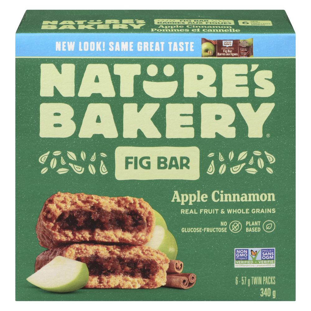 Natures Bakery Apple Cinnamon Fig Bar, 340 G
