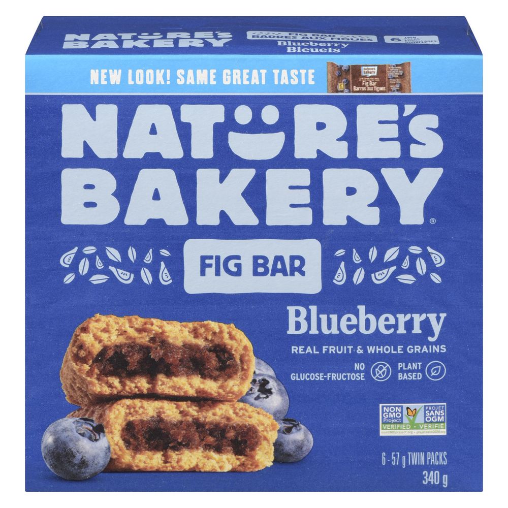 Natures Bakery Blueberry Fig Bar, 340 G