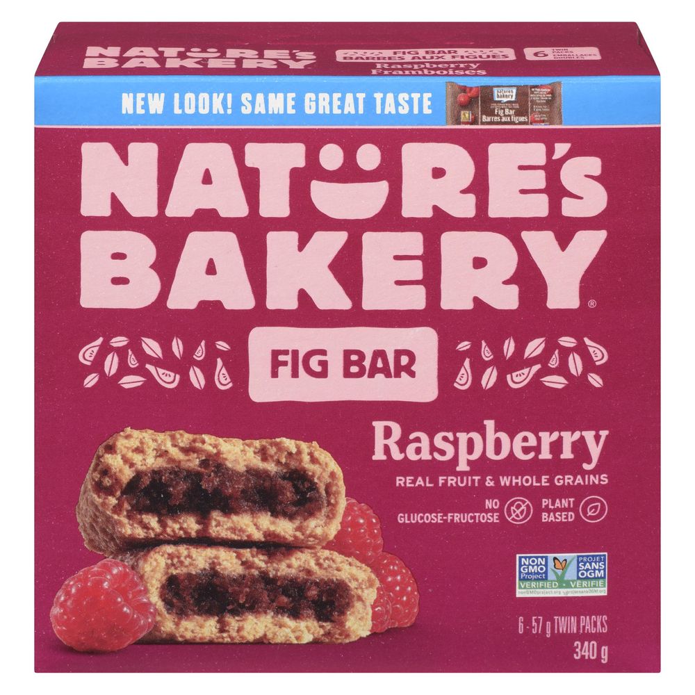 Natures Bakery Raspberry Fig Bar, 340 G