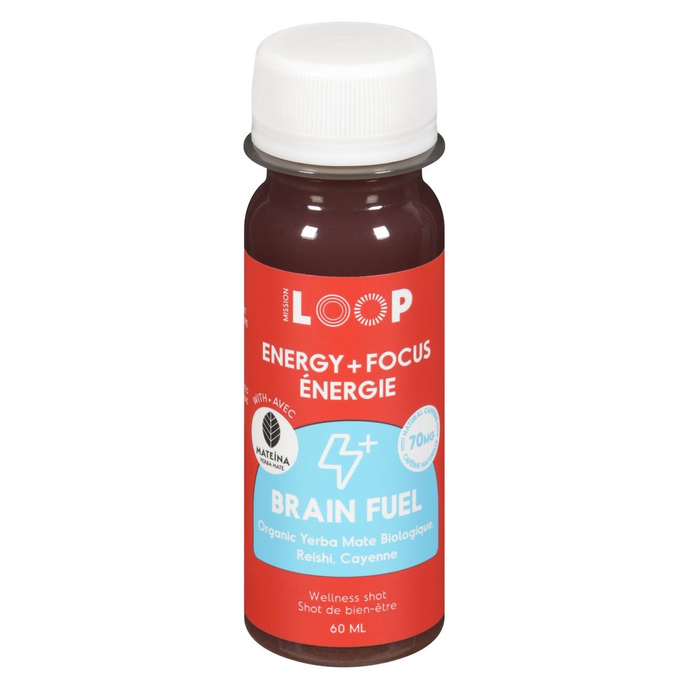 Loop Mission Cold-pressed Brain Fuel Wellness Shot, 60 Ml