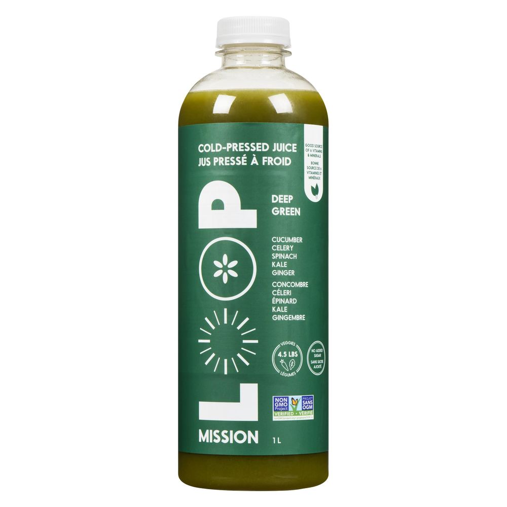 Loop Mission Deep Green Cold-pressed Juice, 1 L