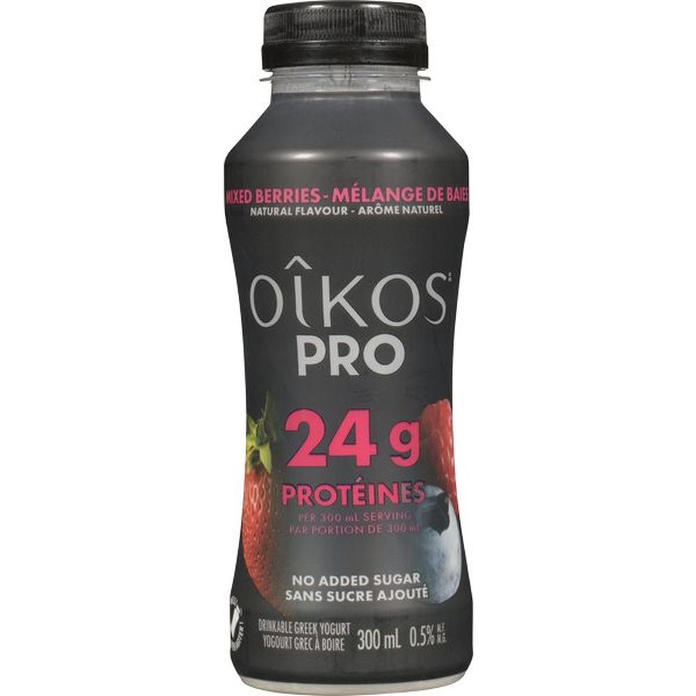 Oikos Pro Mixed Berries High Protein Drinkable Yogurt, 300 Ml