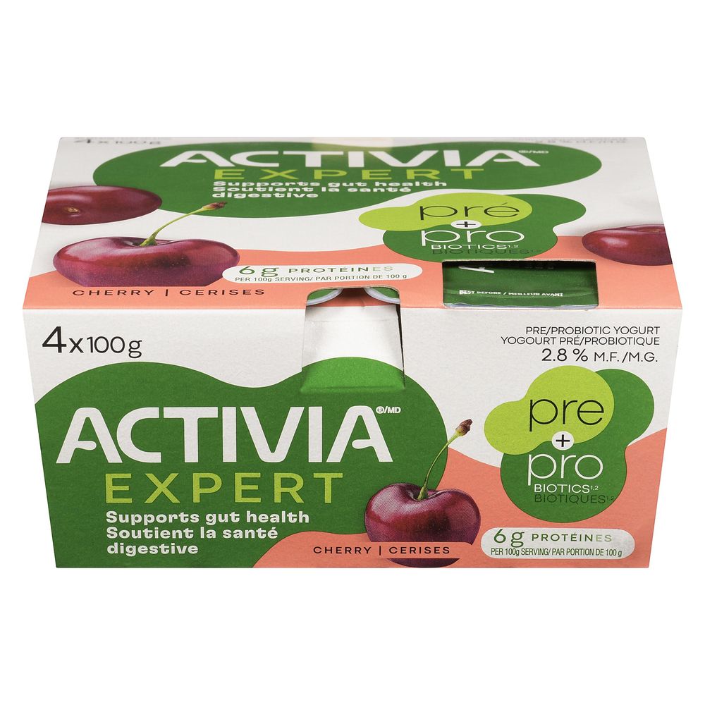 Activia Expert Cherry Pre Probiotics Yogurt, 400 G