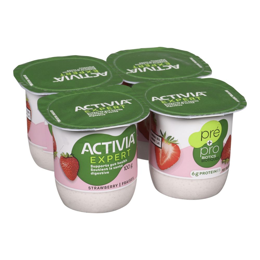 Activia Expert Strawberry Pre Probiotics Yogurt, 400 G