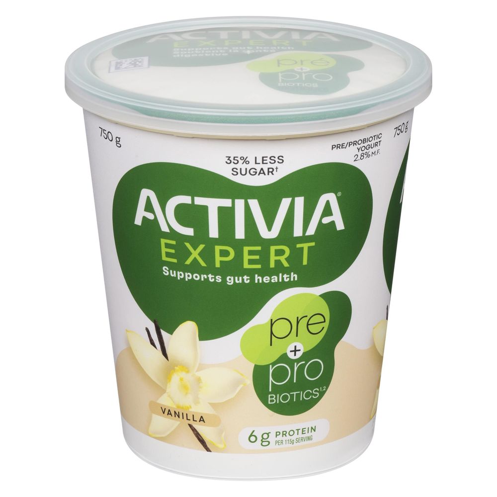 Activia Expert Vanilla Pre Probiotics Yogurt, 750 G