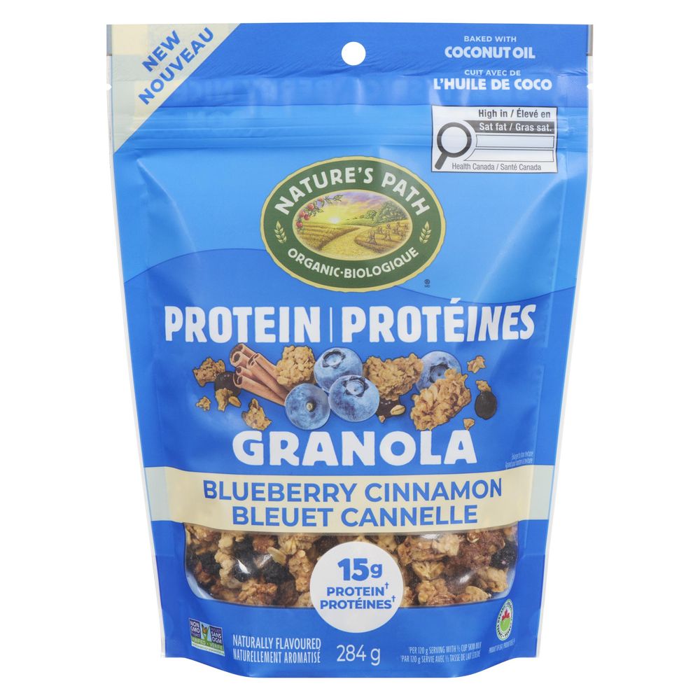 Nature's Path Organic Blueberry Cinnamon Protein Granola , 284 G
