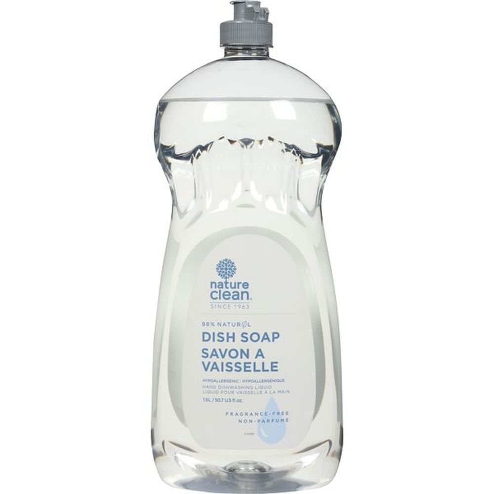 Nature Clean Fragrance-free Hand Dishwashing Liquid, 1.5 L