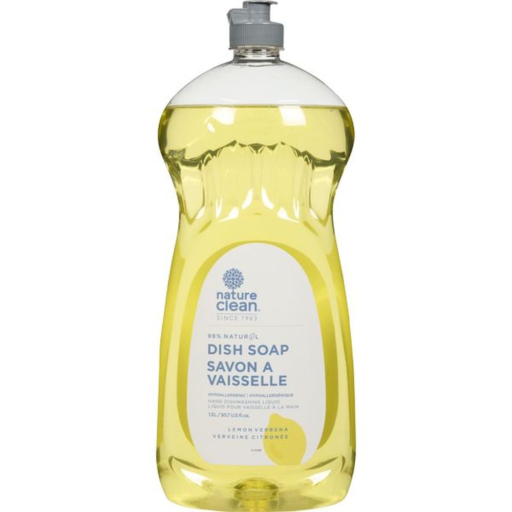 Nature Clean Lemon Verbena Hand Dishwashing Liquid, 1.5 L