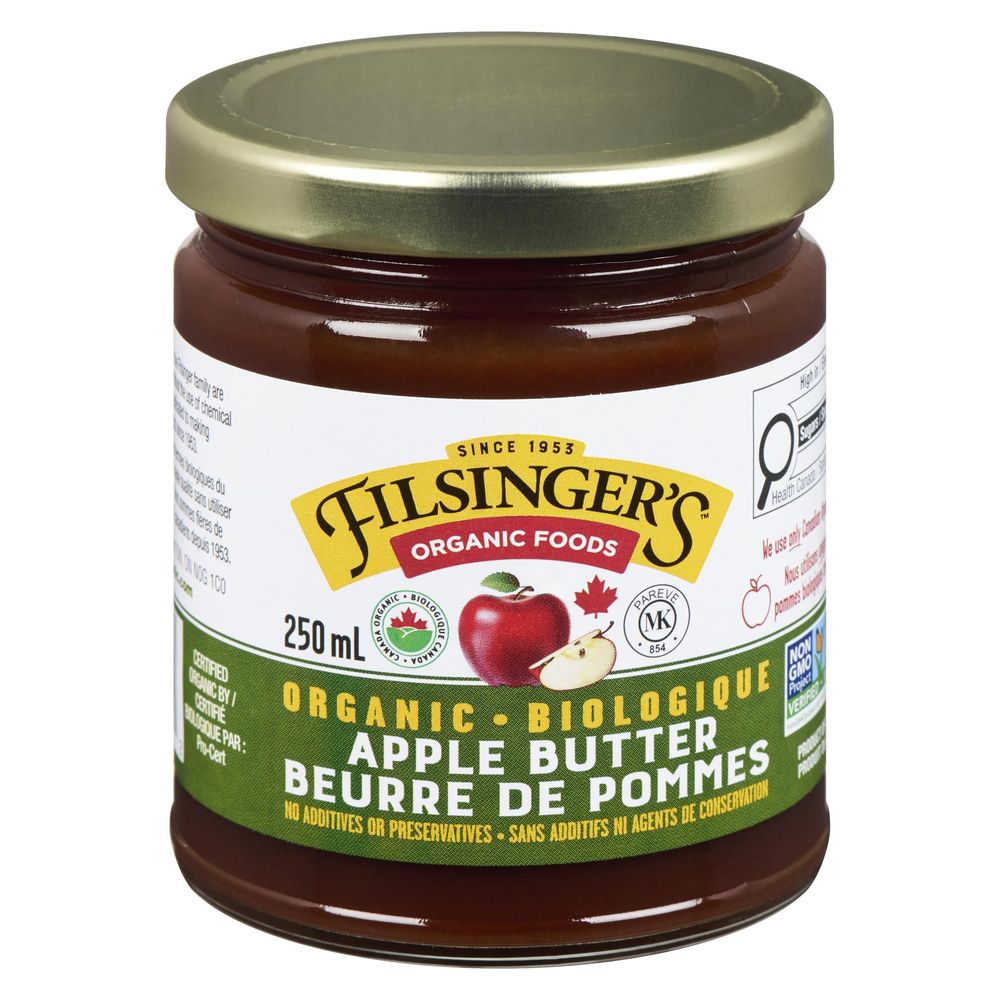 Filsinger's Organic Apple Butter, 250 Ml -- 12 Per Case