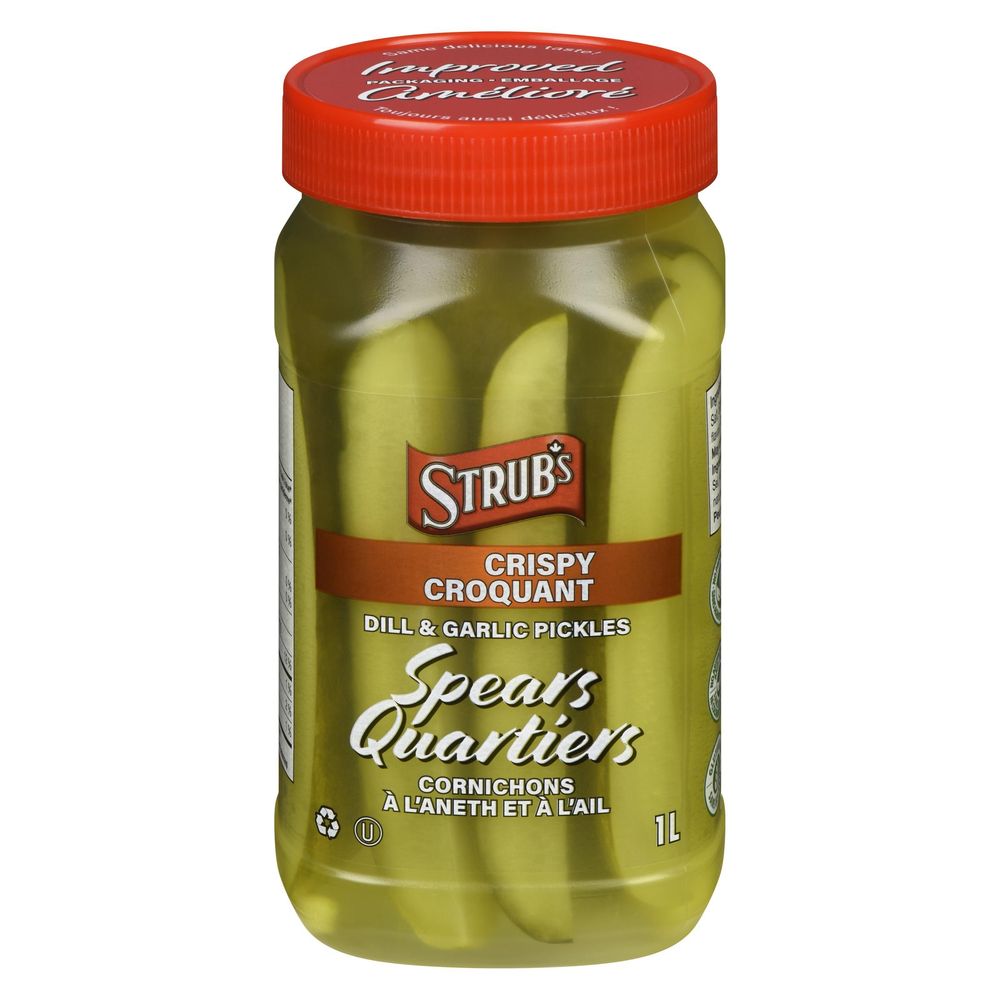 Strub's Dill And Garlic Pickles-spears, 1 L -- 6 Per Case