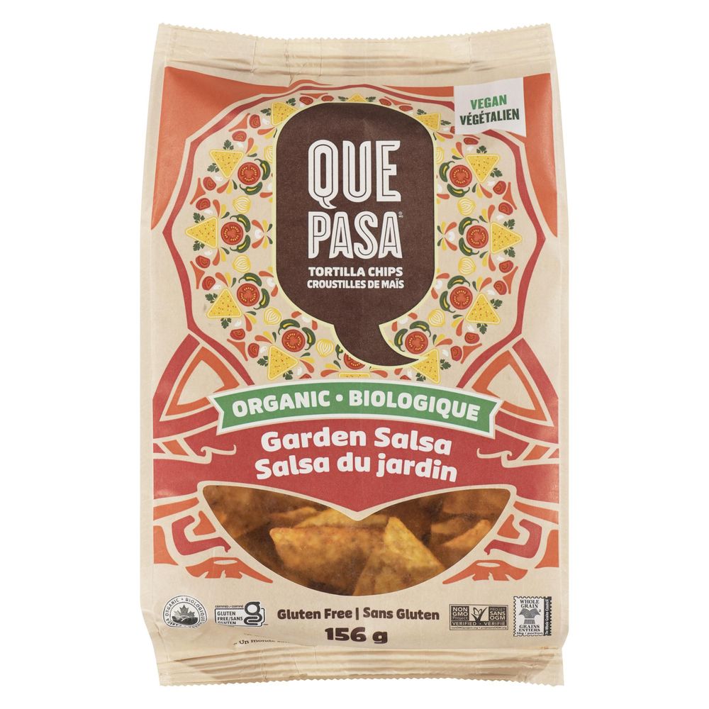 Que Pasa Chips Tortillas À La Salsa Bio Du Jardin, 156 G -- 12 Par Caisse