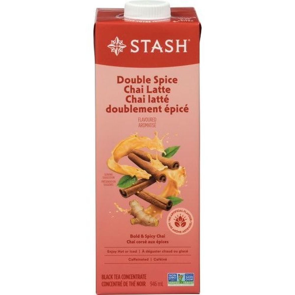 Stash Double Spice Chai Latte Flavoured Black Tea Concentrate, 946 Ml -- 6 Per Case