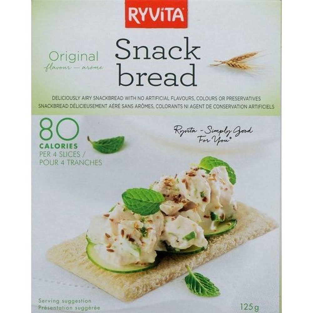 Ryvita Original Snackbread, 125 G -- 8 Per Case