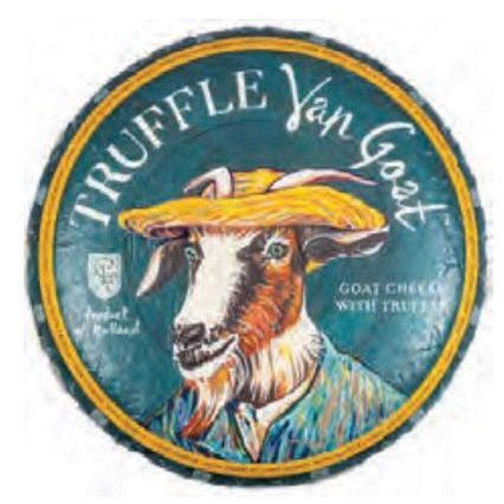 Cheeseland Truffle Van Goat Cheese, 4.5 Kg