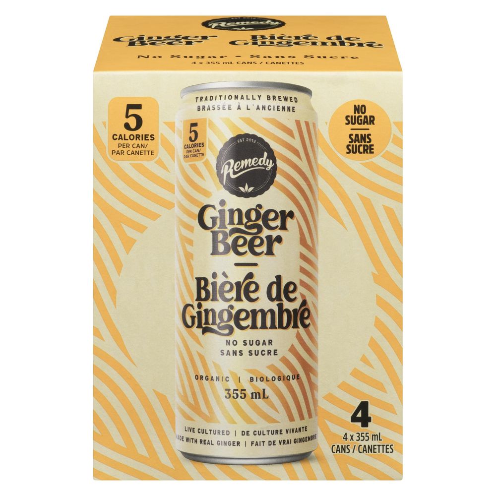 Remedy Ginger Beer, 355 Ml -- 24 Per Case