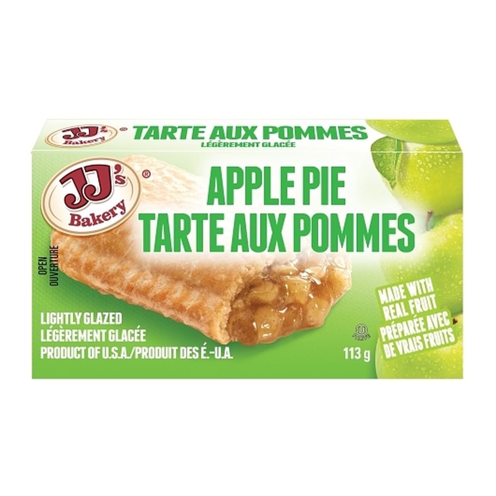Jj's Bakery Tarte Aux Pommes, 113 G – 48 Par Caisse