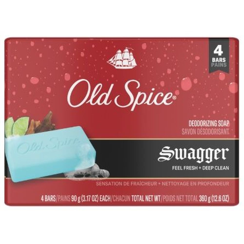 Old Spice Swagger Base Bar Soap For Men, 360 G -- 12 Per Case