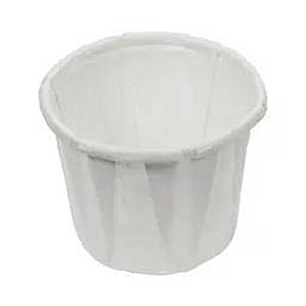 Harvest White Paper Portion Cup, 0.5 Oz Capacity -- 5000 Per Case