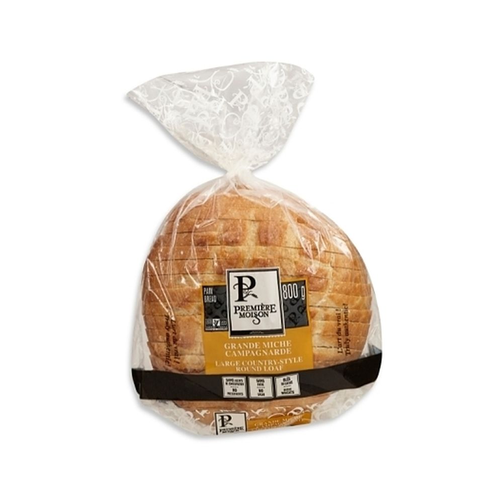 Premiere Moisson Pain Rond De Campagne, 800,02 G – 8 Par Boîte