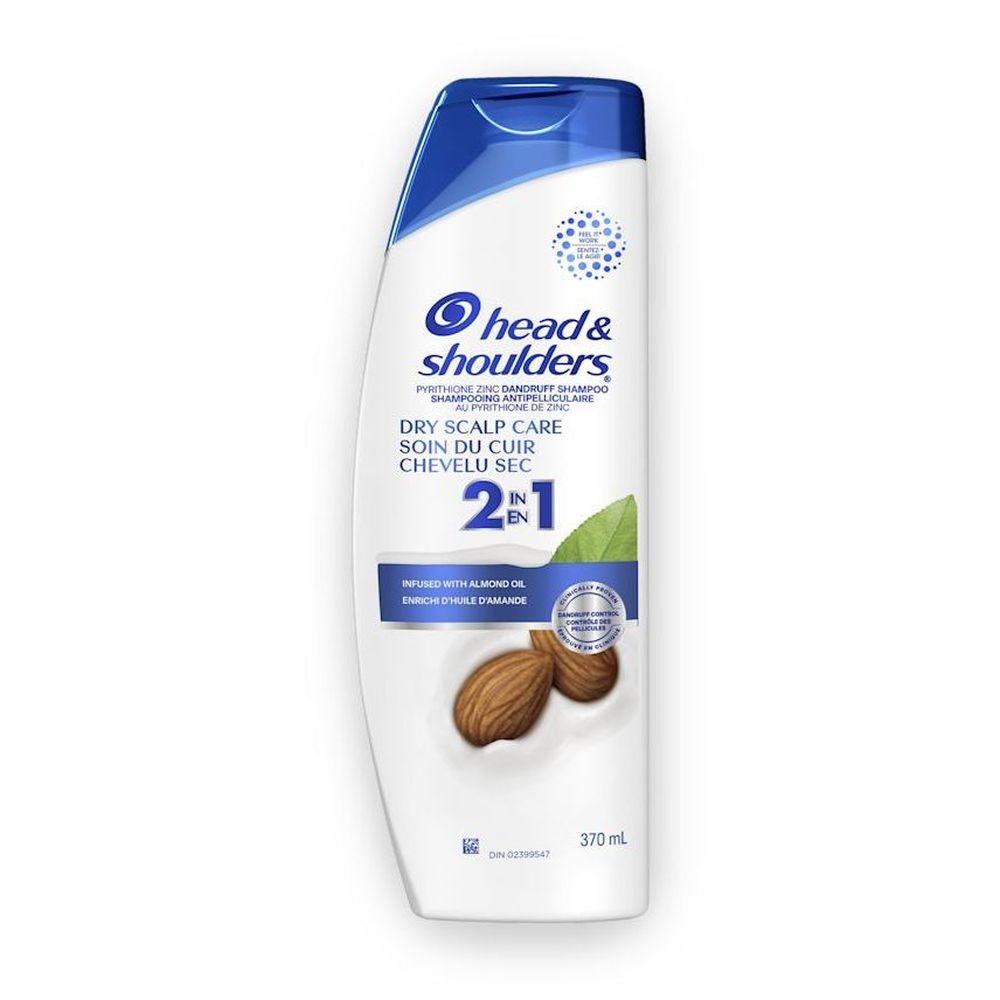 Head And Shoulders Dry Scalp Anti-dandruff 2-in-1 Shampoo Plus Conditioner, 370 Ml -- 6 Per Case