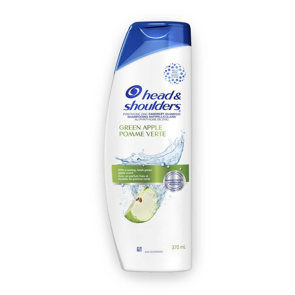 Head And Shoulders Anti-dandruff Green Apple Shampoo, 370 Ml -- 6 Per Case