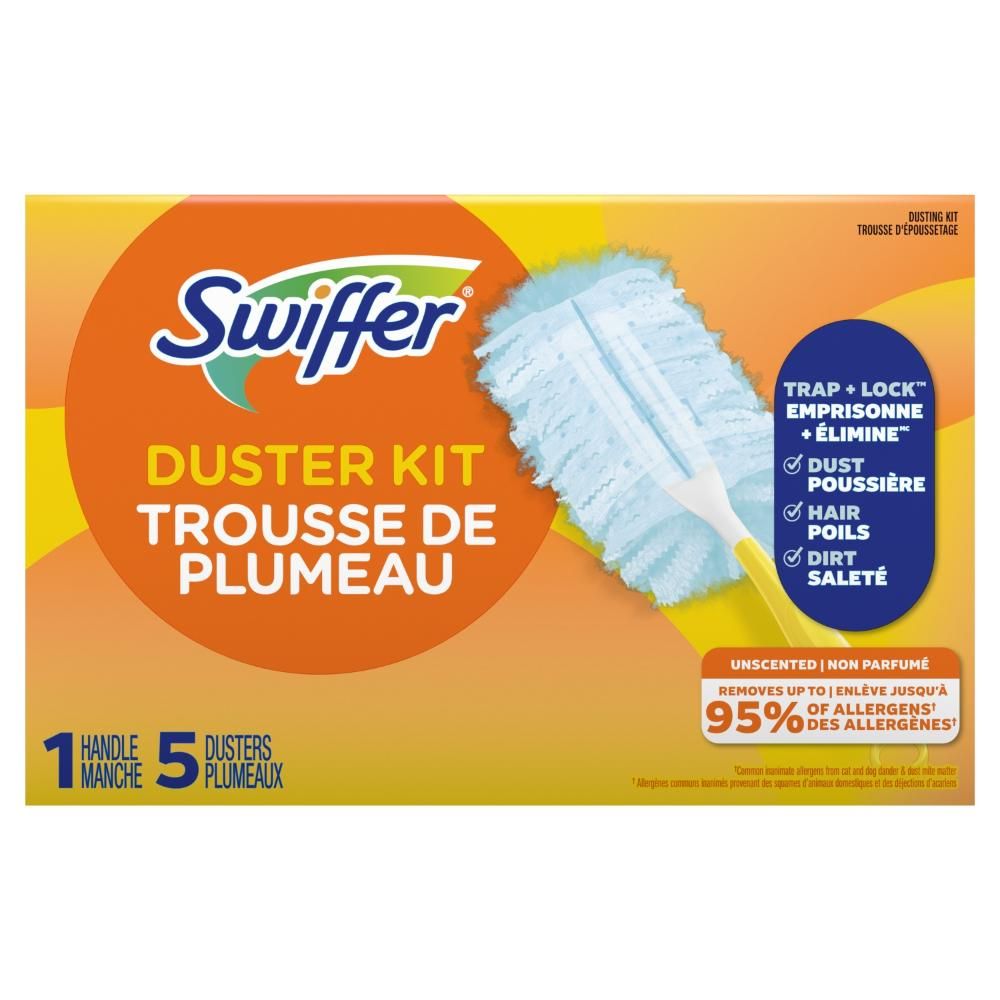 Swiffer Kit De Démarrage De Dépoussiéreurs, 5 Unités – 6 Par Boîte