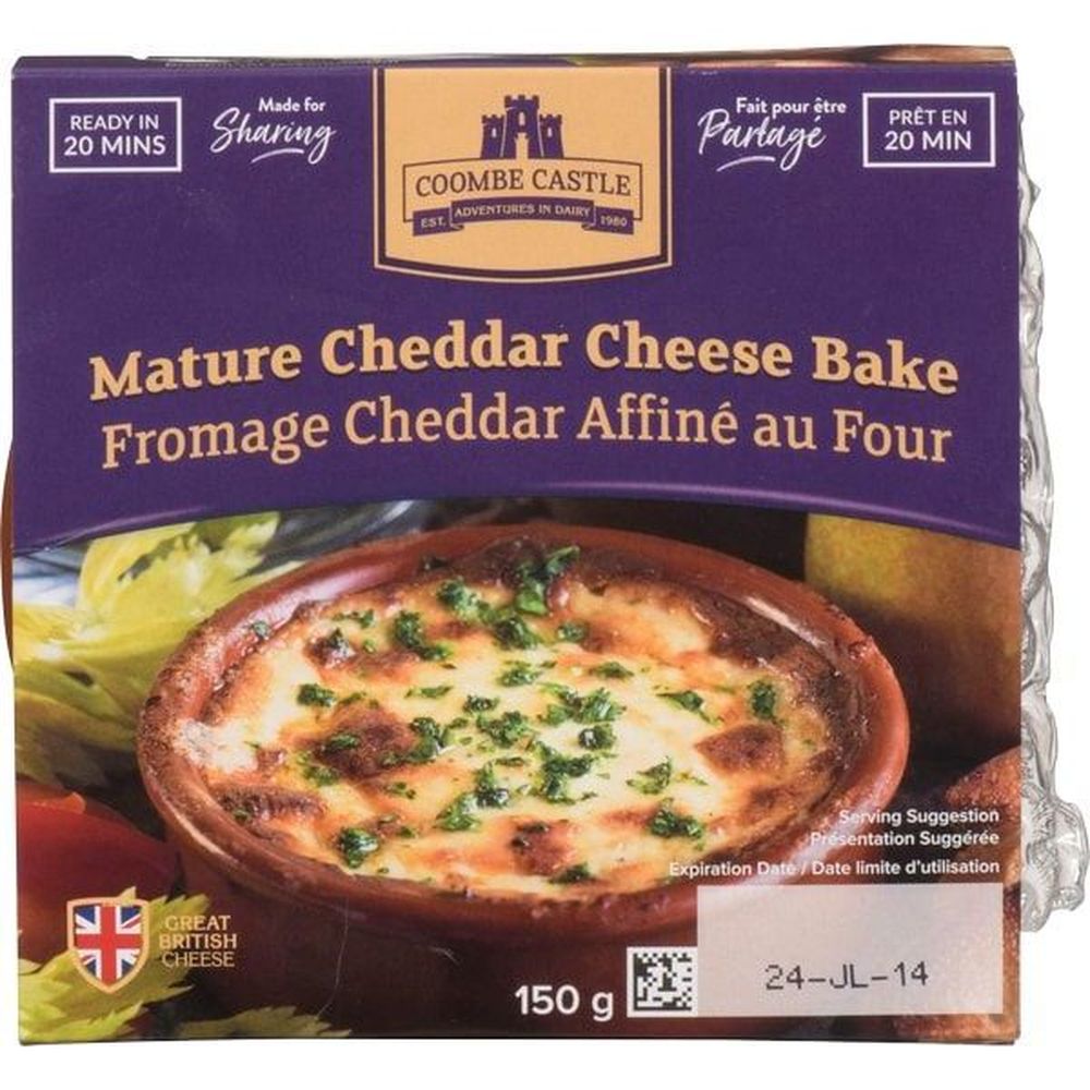 Coombe Castle Seasonal Mature Cheddar Cheese Bake, 150 G -- 9 Per Case