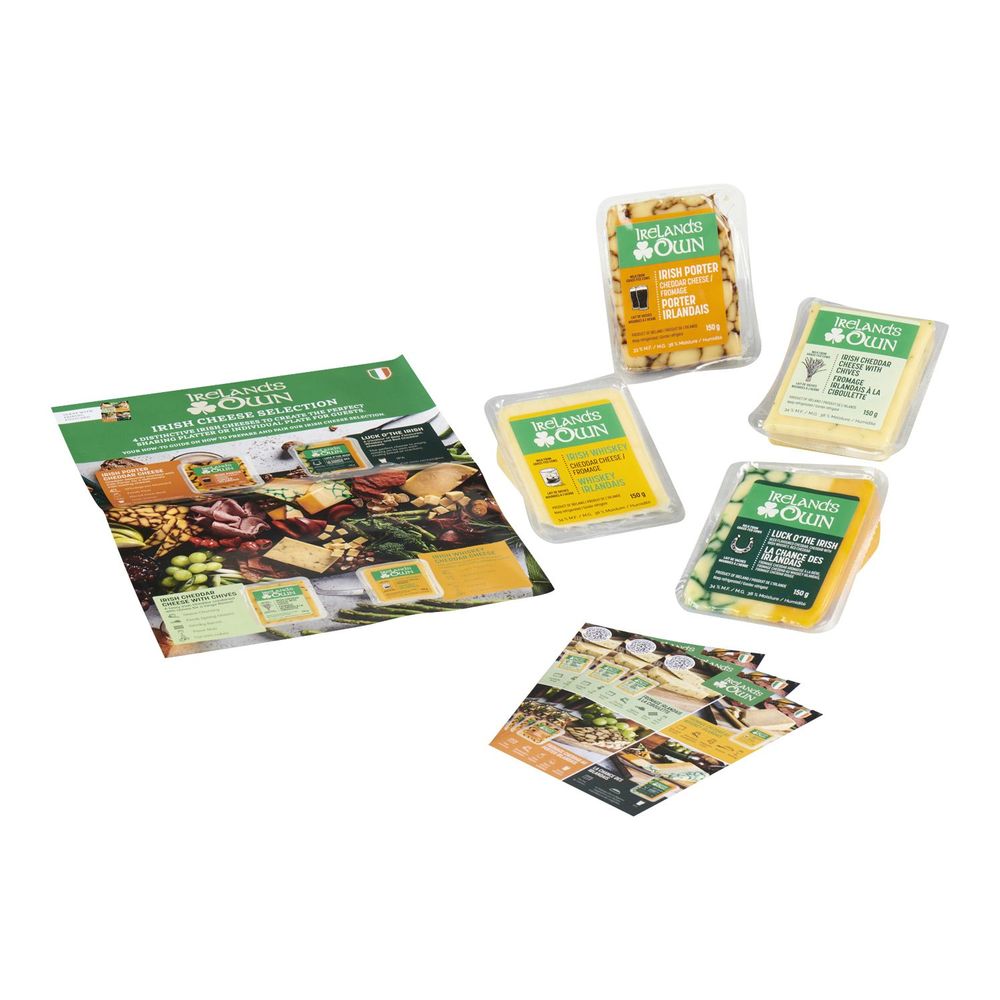 Ireland's Own Fromage Cheddar - Conditionnement Traiteur, 1800 Kg - 12 Par Carton