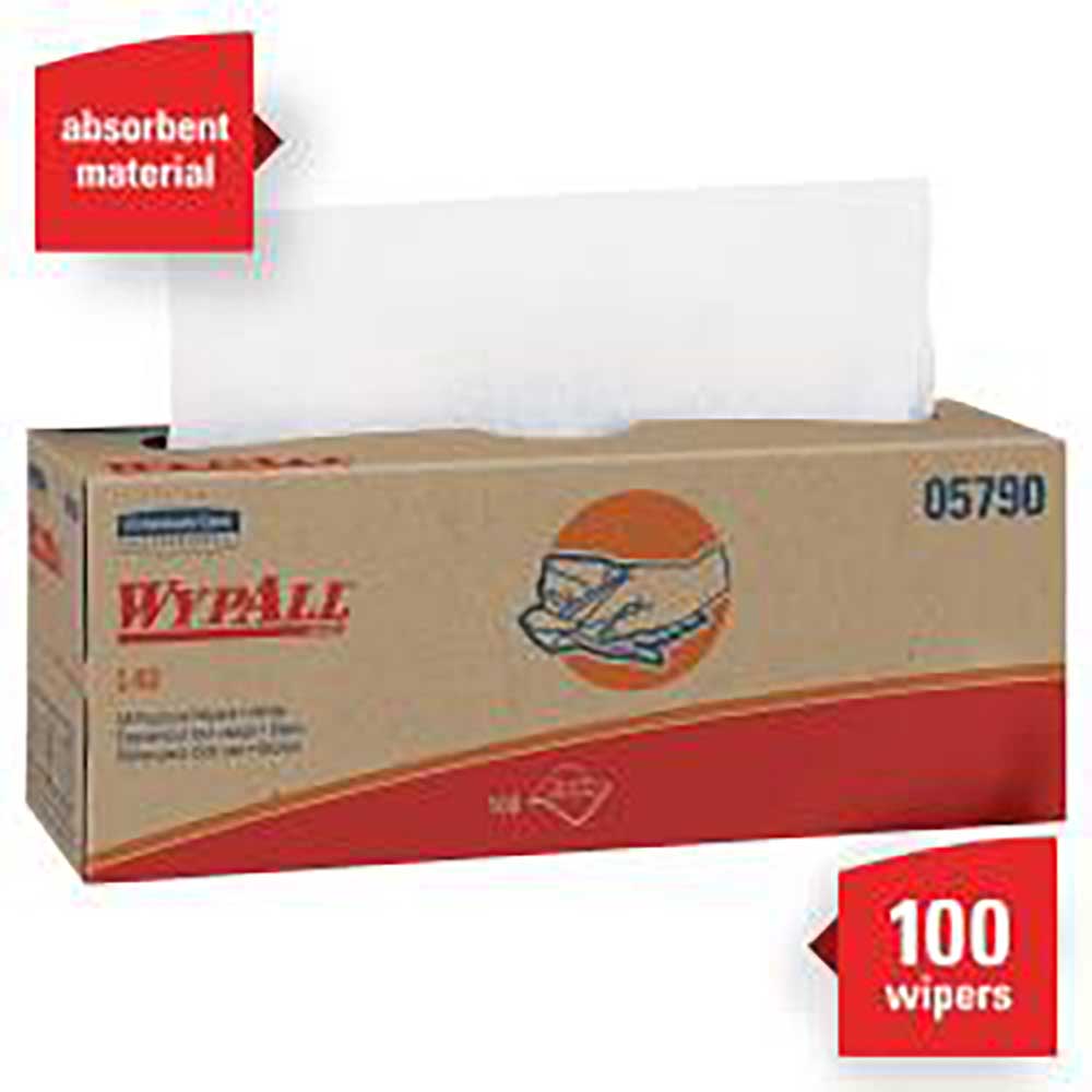Kimberly-clark Professional Wypall Powerclean L 40 White Extra Absorbent Towel -- 900 Per Case