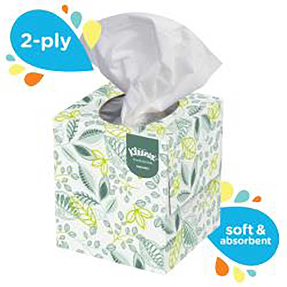 Kleenex White Natural Boutique Facial Tissue, 95 Count -- 36 Per Case